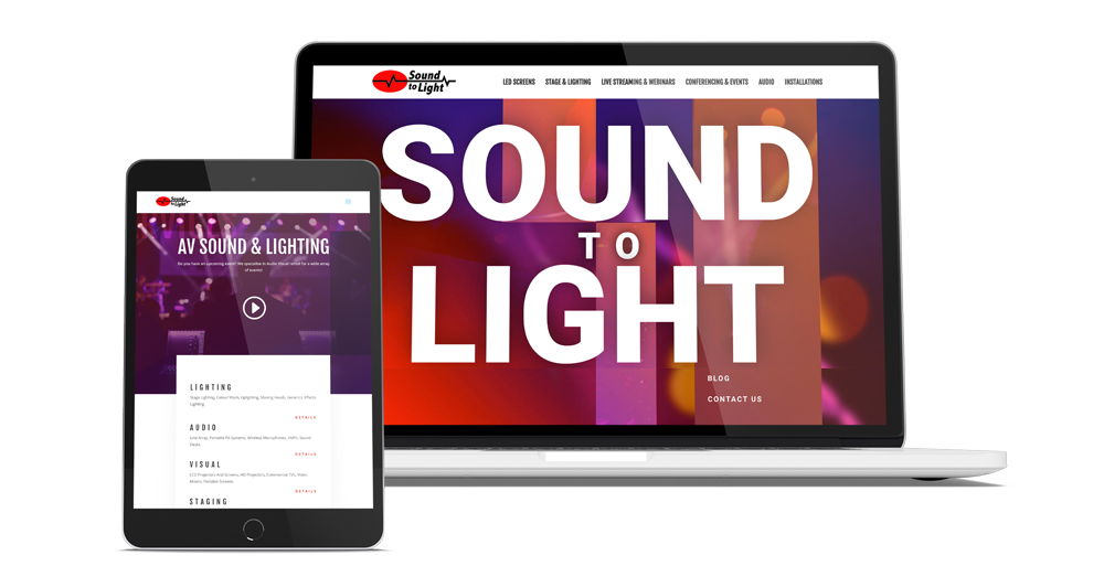 New Sound To Light Website Launched